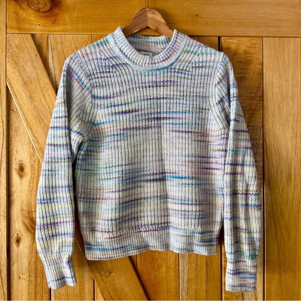 JCrew multi-pastel-colored sweater 🩵